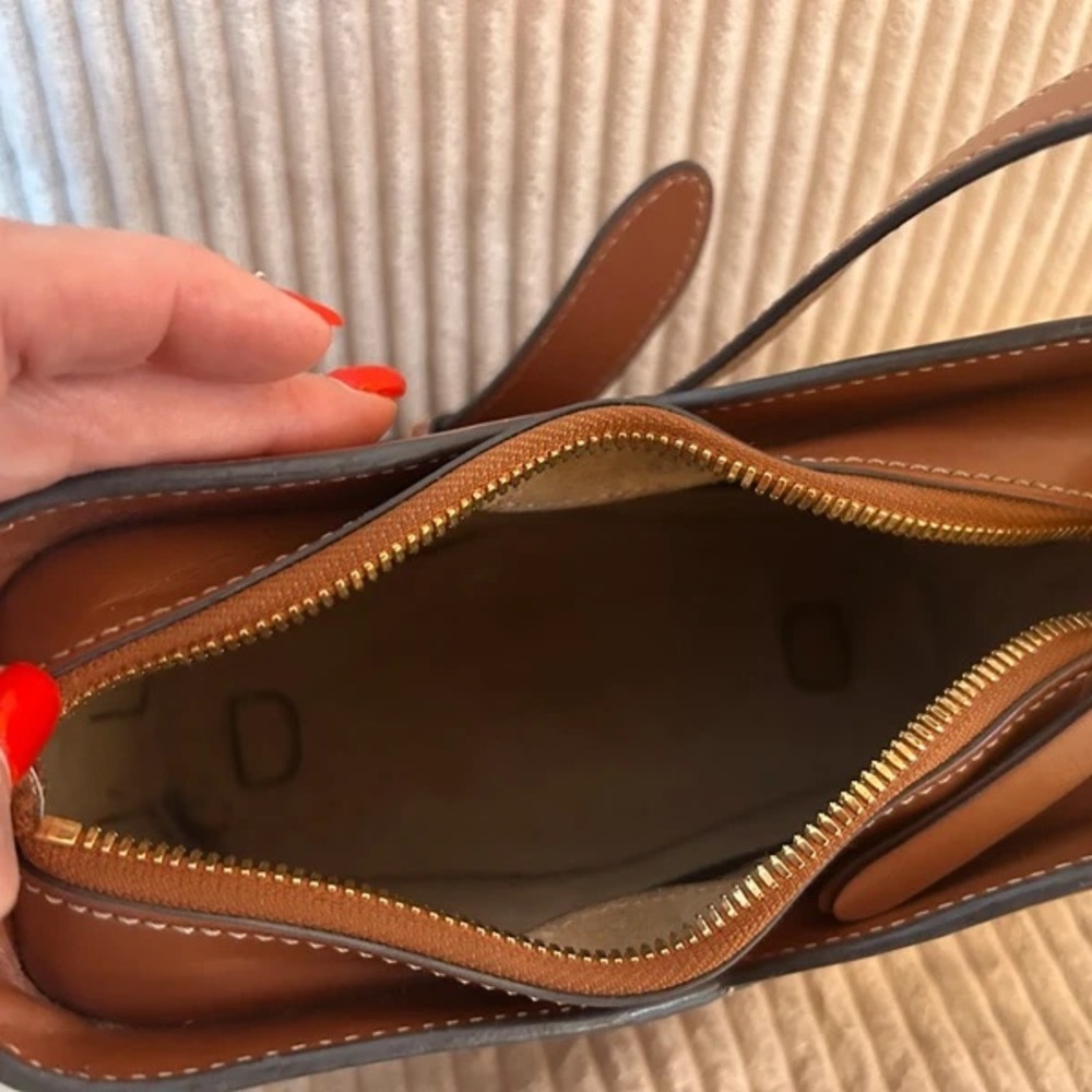 Polene Brown Leather Shoulder Bag💗 - Picture 4 of 4